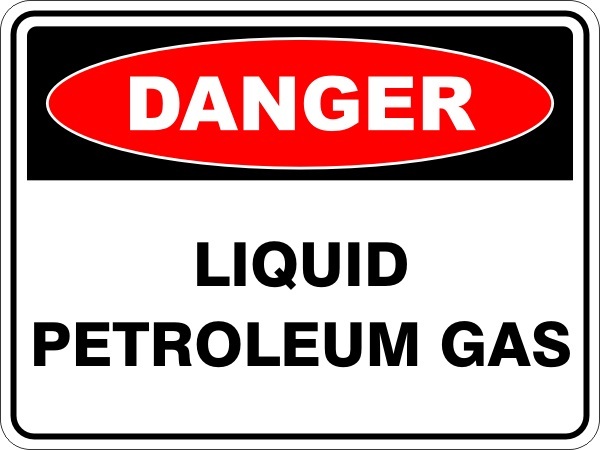 LIQUID PETROLEUM GAS - SELF ADHESIVE STICKER / DECAL / SIGN | HEALTH & SAFETY - Picture 2 of 7
