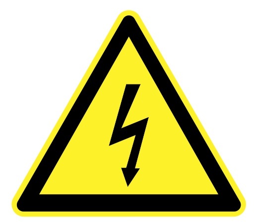 WARNING - HIGH VOLTAGE - SELF ADHESIVE STICKER / DECAL / SIGN | HEALTH & SAFETY - Picture 2 of 6