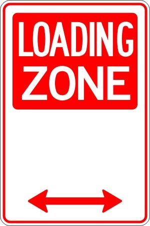 LOADING ZONE - SELF ADHESIVE STICKER / DECAL / SIGN | HEALTH & SAFETY - Picture 2 of 7