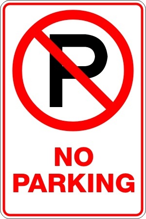 NO PARKING X - SELF ADHESIVE STICKER / DECAL / SIGN | HEALTH & SAFETY - Bild 2 von 7