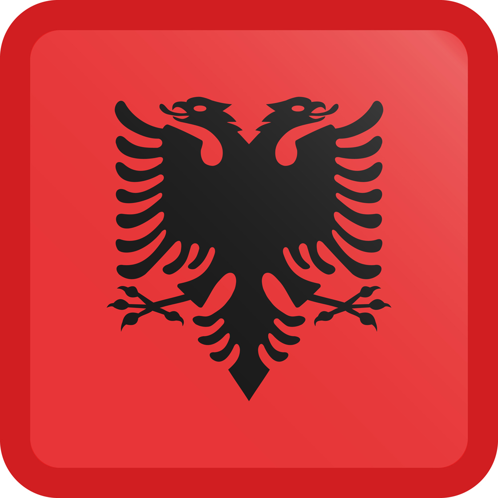ALBANIA COUNTRY FLAG | STICKER | DECAL | MULTIPLE STYLES TO CHOOSE FROM - Bild 4 von 9