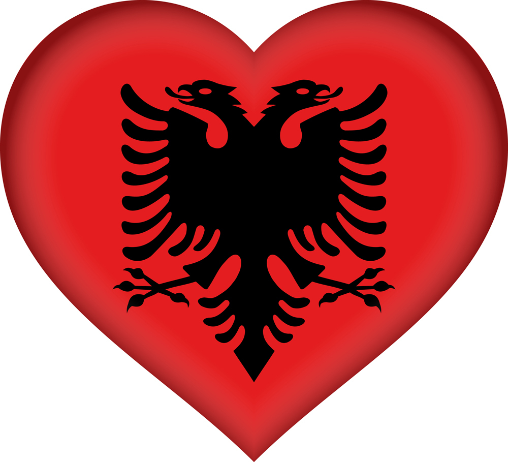 ALBANIA COUNTRY FLAG | STICKER | DECAL | MULTIPLE STYLES TO CHOOSE FROM - Bild 5 von 9