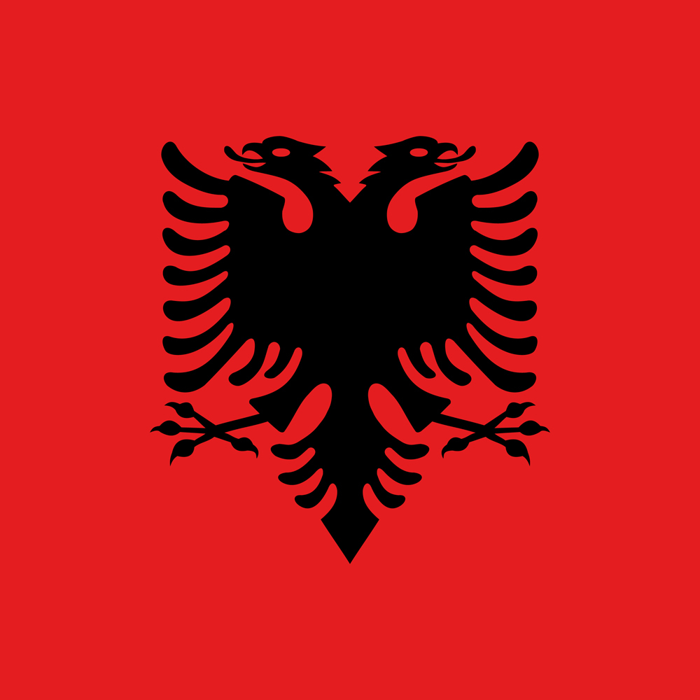ALBANIA COUNTRY FLAG | STICKER | DECAL | MULTIPLE STYLES TO CHOOSE FROM - Bild 6 von 9