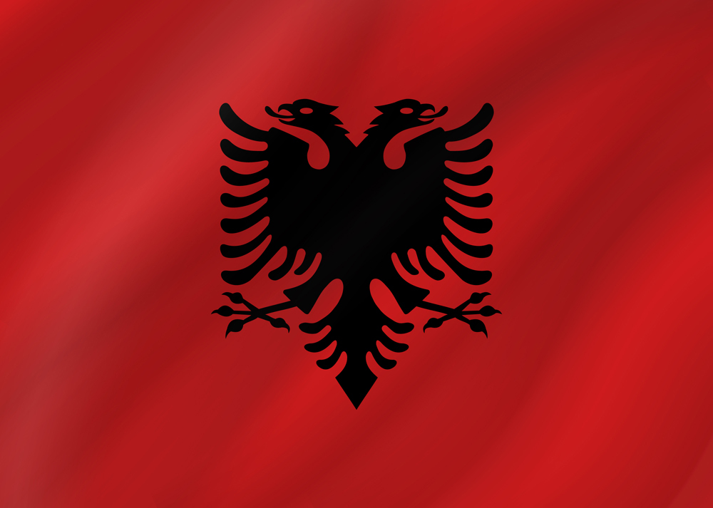 ALBANIA COUNTRY FLAG | STICKER | DECAL | MULTIPLE STYLES TO CHOOSE FROM - Bild 8 von 9