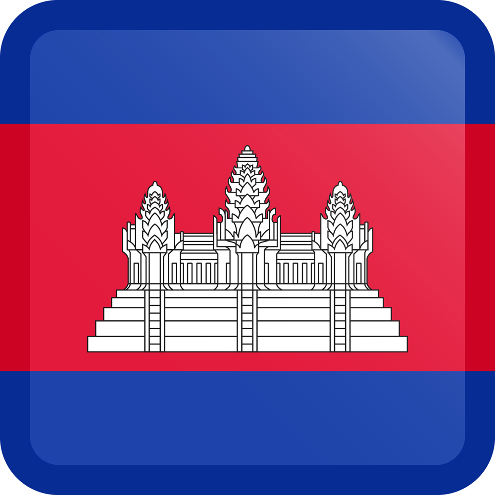 CAMBODIA COUNTRY FLAG | STICKER | DECAL | MULTIPLE STYLES TO CHOOSE FROM - Picture 4 of 9