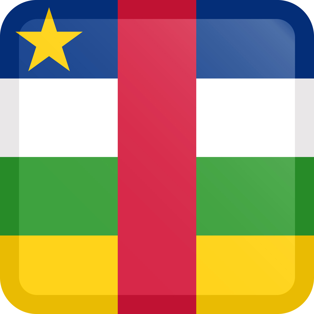 CENTRAL AFRICA REPUBLIC COUNTRY FLAG | STICKER | DECAL | MULTIPLE STYLES TO CHOO - Foto 4 di 9