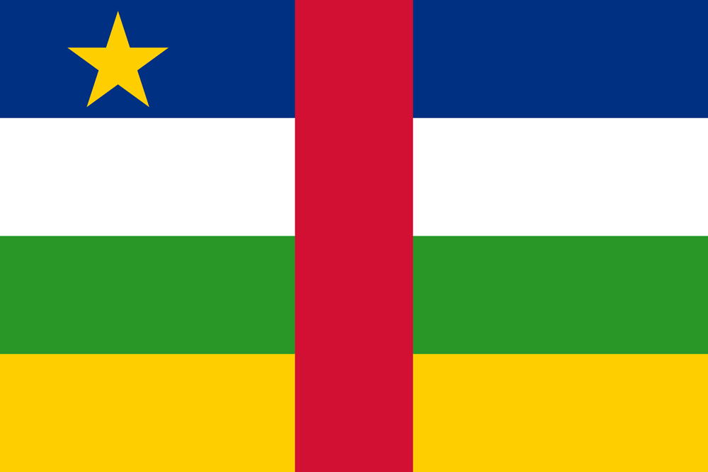 CENTRAL AFRICA REPUBLIC COUNTRY FLAG | STICKER | DECAL | MULTIPLE STYLES TO CHOO - Foto 7 di 9