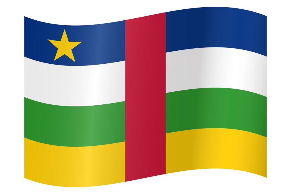 CENTRAL AFRICA REPUBLIC COUNTRY FLAG | STICKER | DECAL | MULTIPLE STYLES TO CHOO - Foto 9 di 9