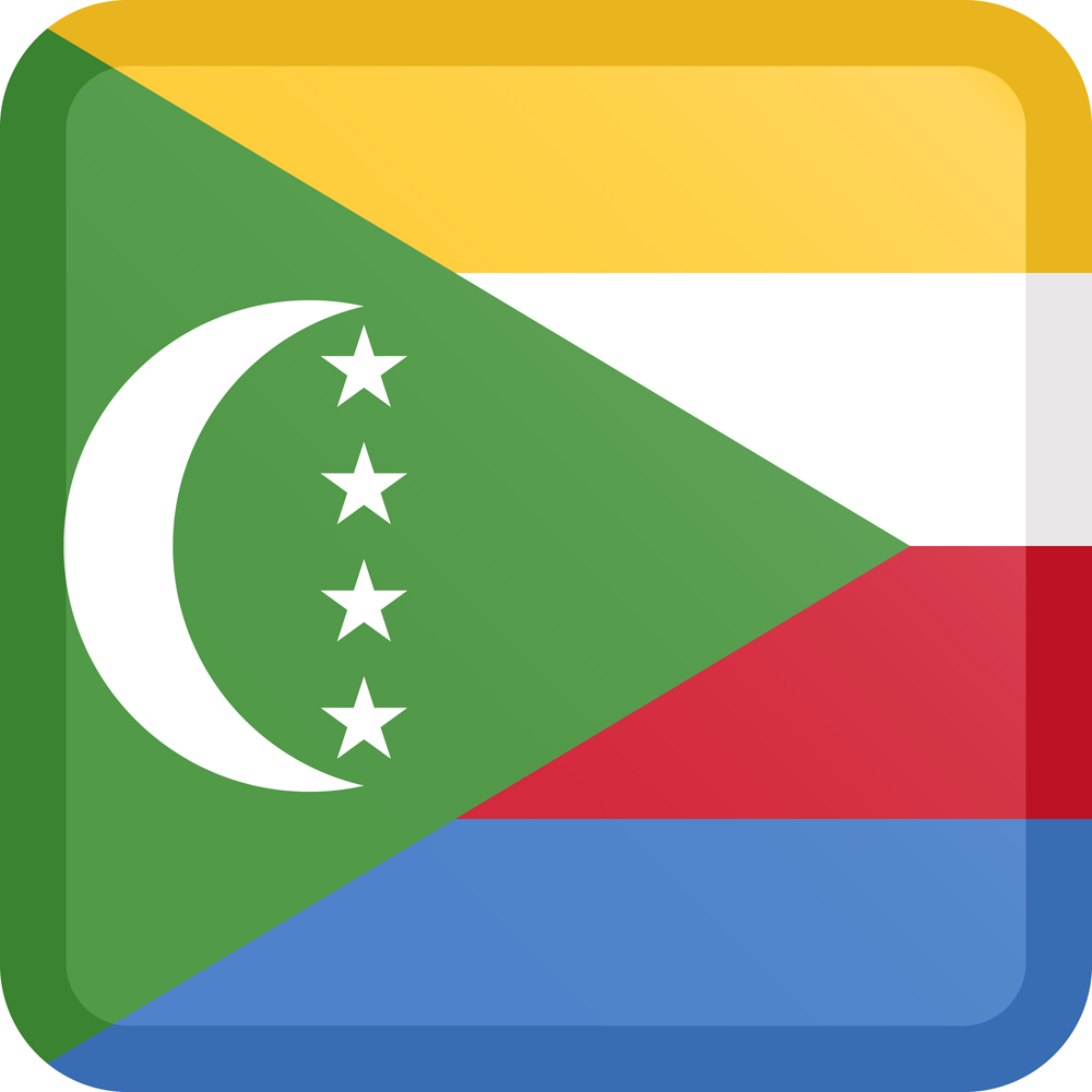 COMOROS COUNTRY FLAG | STICKER | DECAL | MULTIPLE STYLES TO CHOOSE FROM - Picture 4 of 9