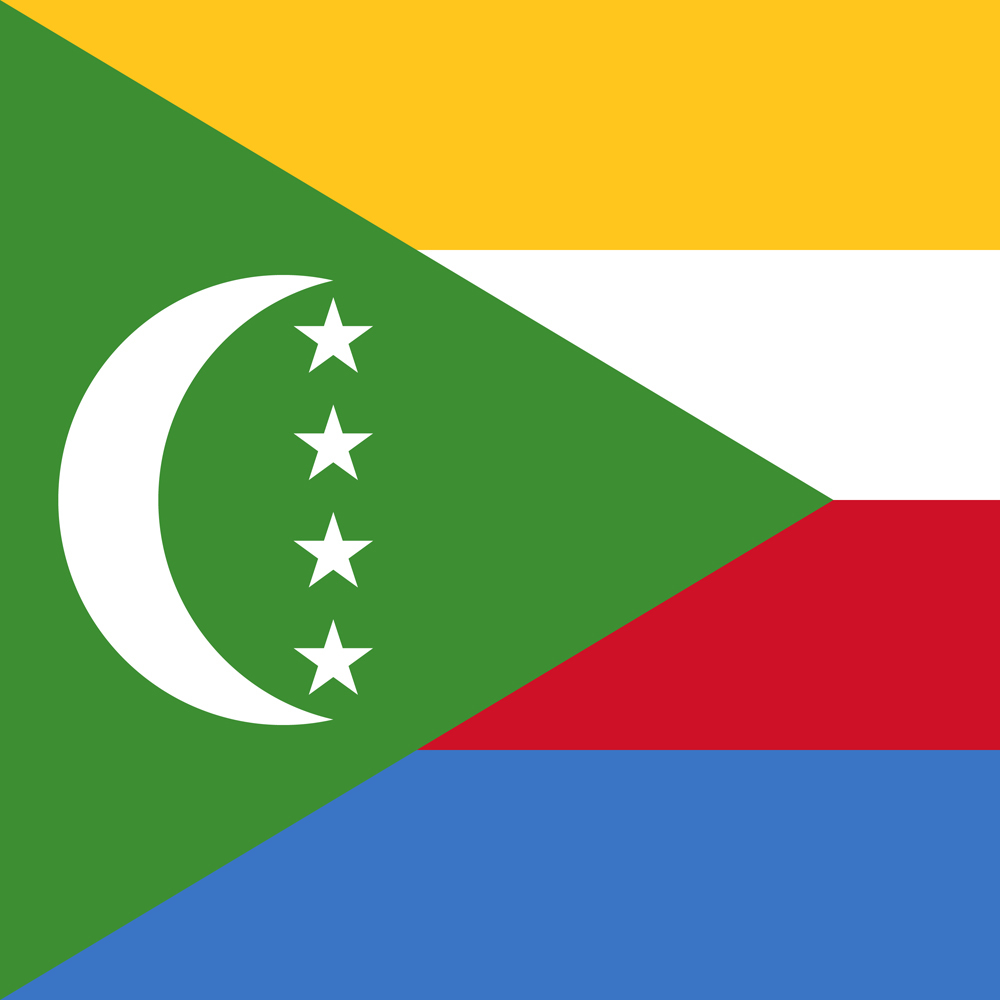 COMOROS COUNTRY FLAG | STICKER | DECAL | MULTIPLE STYLES TO CHOOSE FROM - Picture 6 of 9