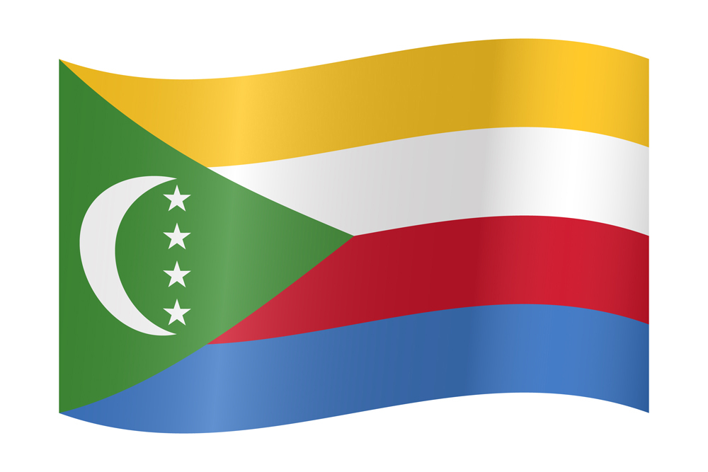 COMOROS COUNTRY FLAG | STICKER | DECAL | MULTIPLE STYLES TO CHOOSE FROM - Picture 9 of 9