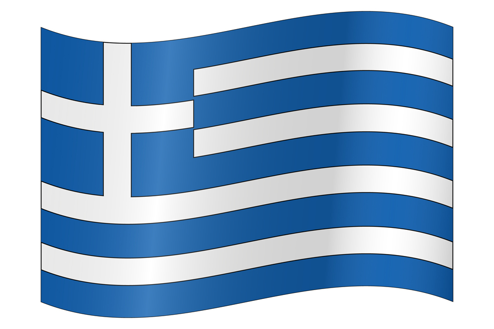 GREECE COUNTRY FLAG | STICKER | DECAL | MULTIPLE STYLES TO CHOOSE FROM - Picture 9 of 9