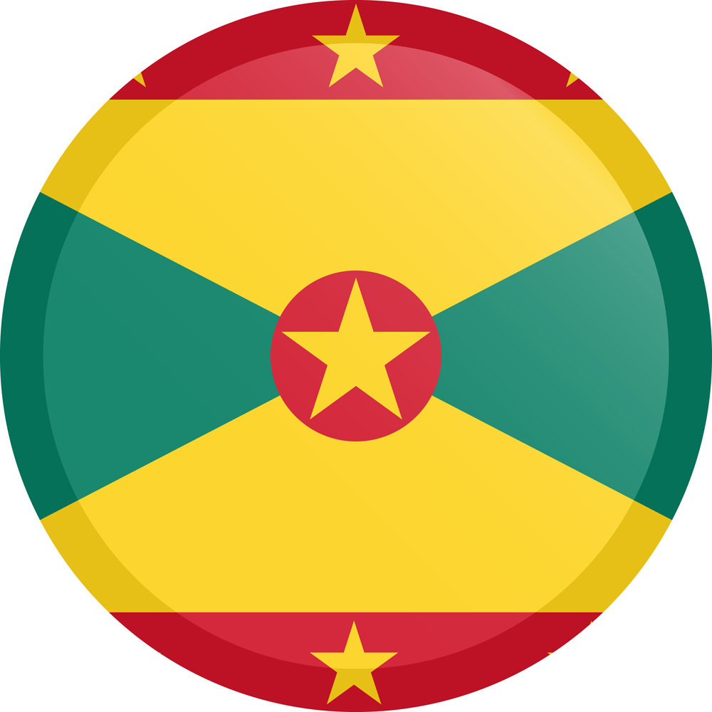 GRENADA COUNTRY FLAG | STICKER | DECAL | MULTIPLE STYLES TO CHOOSE FROM - Picture 3 of 9