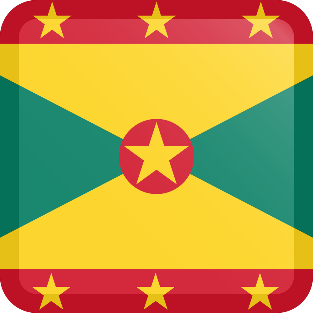GRENADA COUNTRY FLAG | STICKER | DECAL | MULTIPLE STYLES TO CHOOSE FROM - Picture 4 of 9