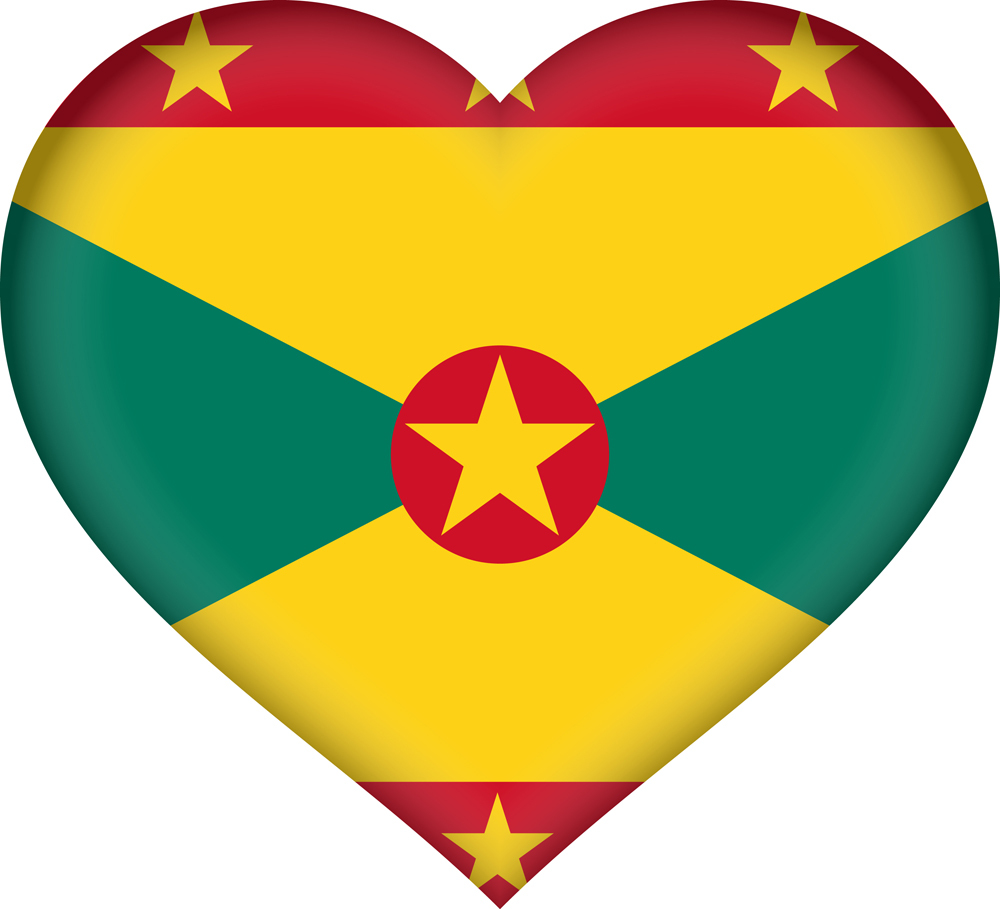 GRENADA COUNTRY FLAG | STICKER | DECAL | MULTIPLE STYLES TO CHOOSE FROM - Picture 5 of 9