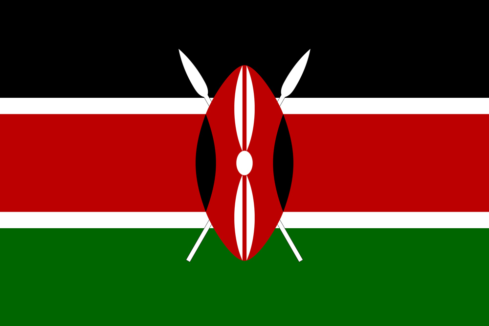 KENYA COUNTRY FLAG | STICKER | DECAL | MULTIPLE STYLES TO CHOOSE FROM - Picture 7 of 9