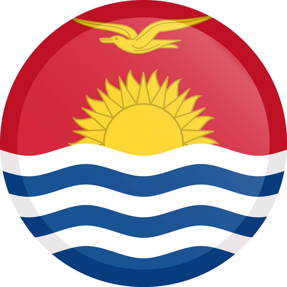 KIRIBATI COUNTRY FLAG | STICKER | DECAL | MULTIPLE STYLES TO CHOOSE FROM - Picture 3 of 9