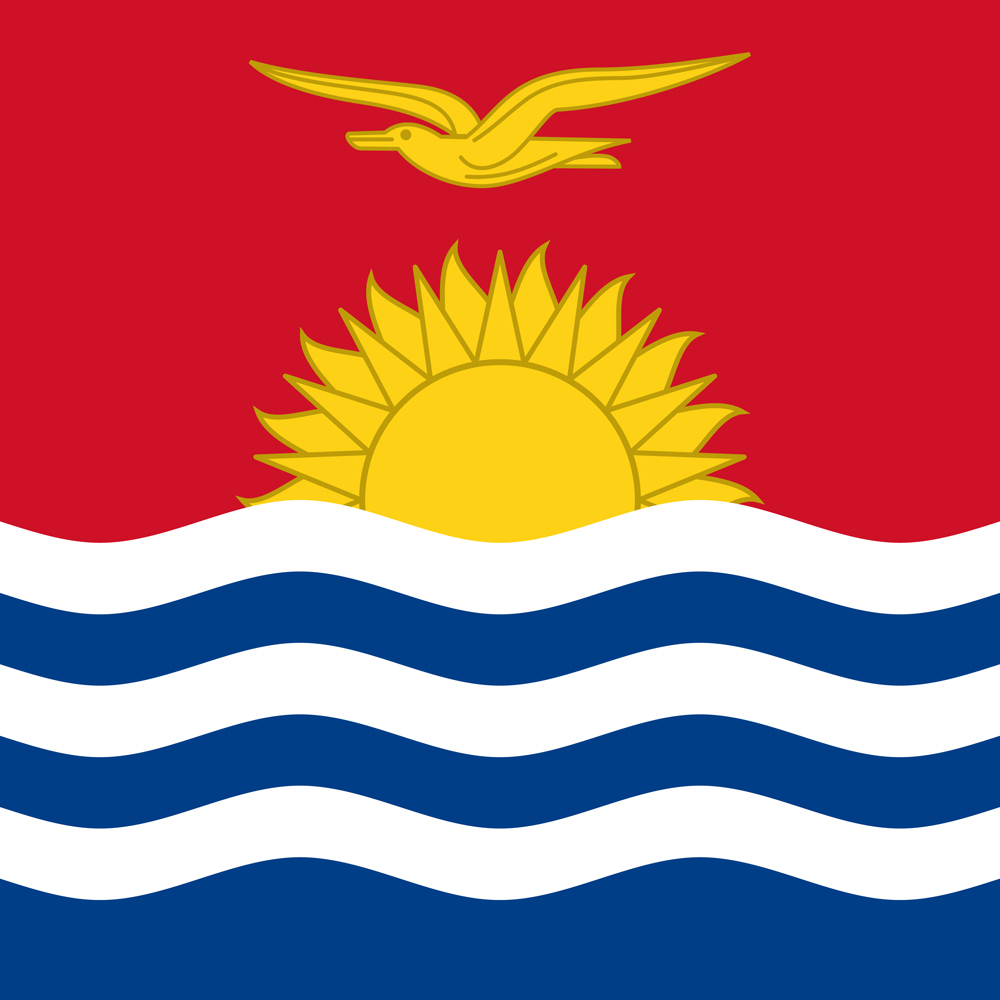 KIRIBATI COUNTRY FLAG | STICKER | DECAL | MULTIPLE STYLES TO CHOOSE FROM - Picture 6 of 9