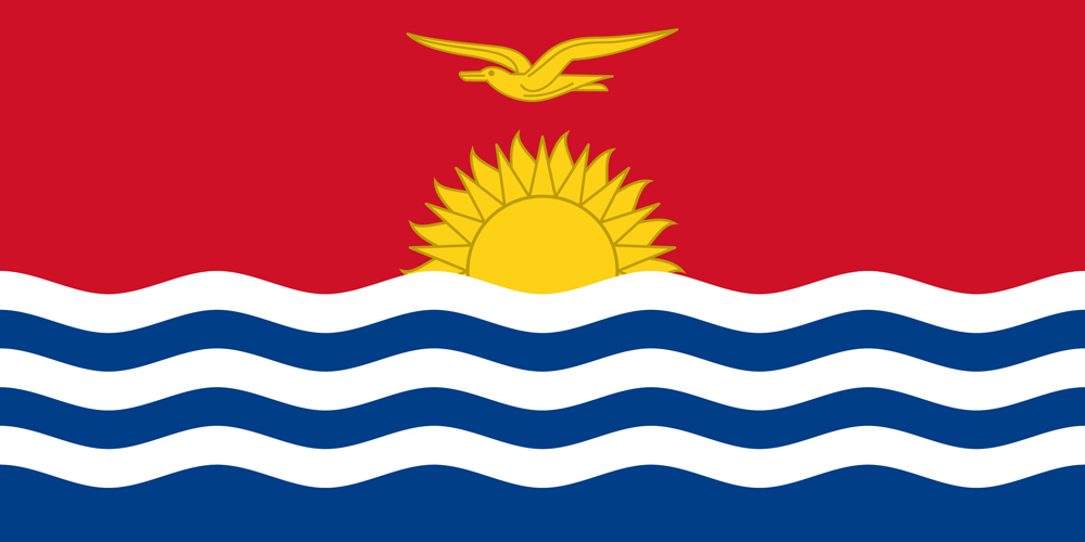KIRIBATI COUNTRY FLAG | STICKER | DECAL | MULTIPLE STYLES TO CHOOSE FROM - Picture 7 of 9