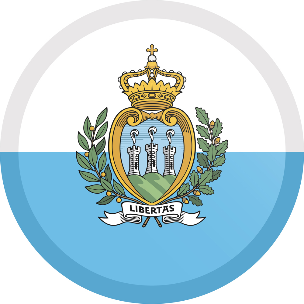 SAN MARINO COUNTRY FLAG | STICKER | DECAL | MULTIPLE STYLES TO CHOOSE FROM - Picture 3 of 9