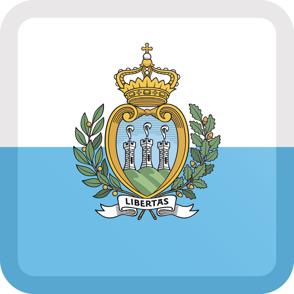 SAN MARINO COUNTRY FLAG | STICKER | DECAL | MULTIPLE STYLES TO CHOOSE FROM - Picture 4 of 9