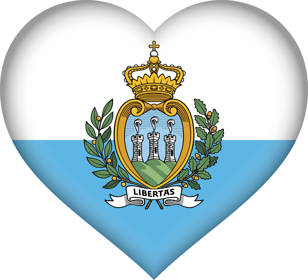 SAN MARINO COUNTRY FLAG | STICKER | DECAL | MULTIPLE STYLES TO CHOOSE FROM - Picture 5 of 9