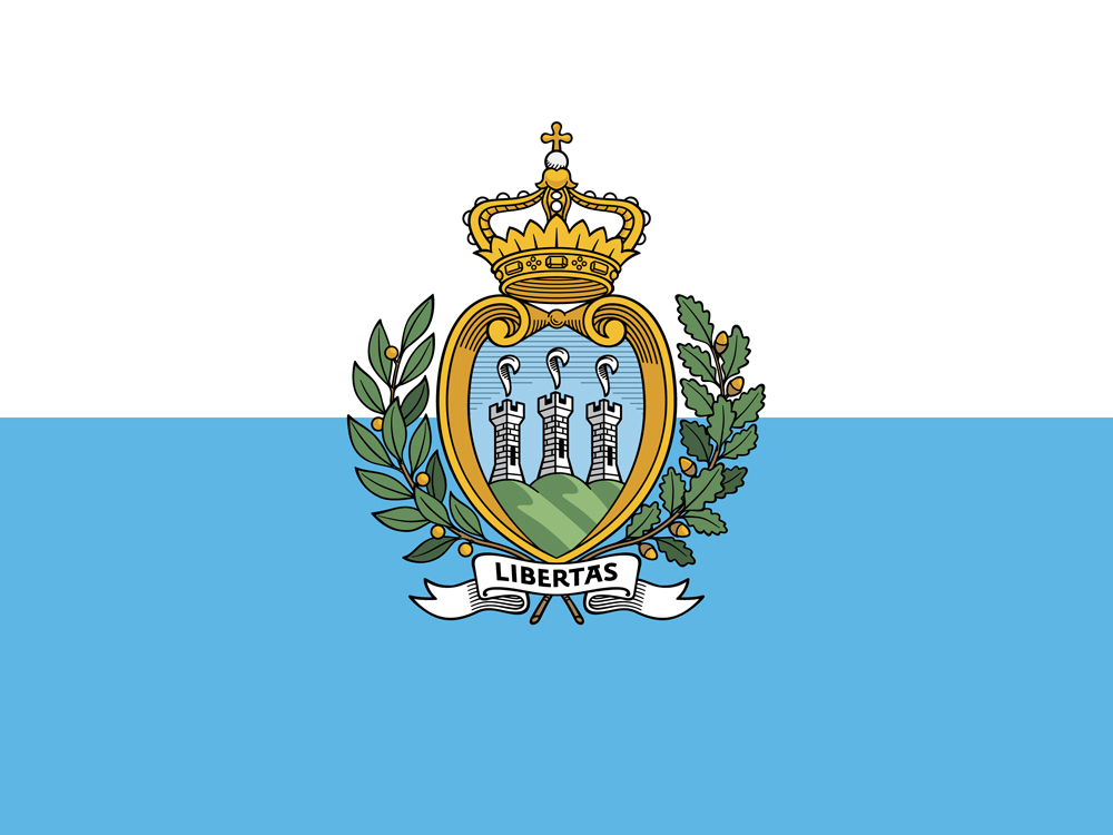 SAN MARINO COUNTRY FLAG | STICKER | DECAL | MULTIPLE STYLES TO CHOOSE FROM - Picture 7 of 9