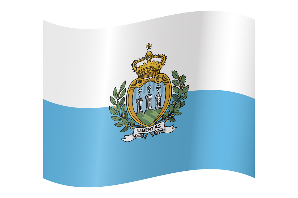 SAN MARINO COUNTRY FLAG | STICKER | DECAL | MULTIPLE STYLES TO CHOOSE FROM - Picture 9 of 9