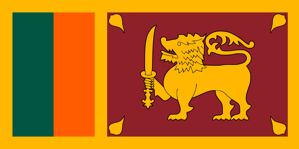 SRI LANKA COUNTRY FLAG | STICKER | DECAL | MULTIPLE STYLES TO CHOOSE FROM - Foto 7 di 9
