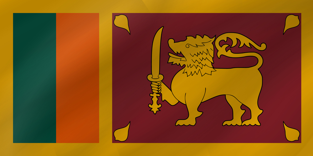 SRI LANKA COUNTRY FLAG | STICKER | DECAL | MULTIPLE STYLES TO CHOOSE FROM - Foto 8 di 9