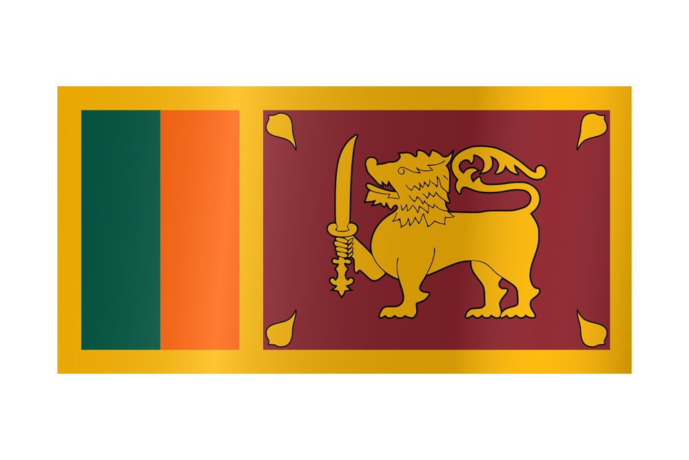 SRI LANKA COUNTRY FLAG | STICKER | DECAL | MULTIPLE STYLES TO CHOOSE FROM - Foto 9 di 9