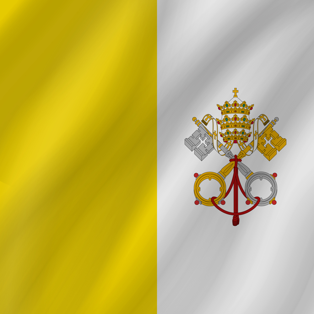VATICAN CITY COUNTRY FLAG | STICKER | DECAL | MULTIPLE STYLES TO CHOOSE FROM - Picture 8 of 9
