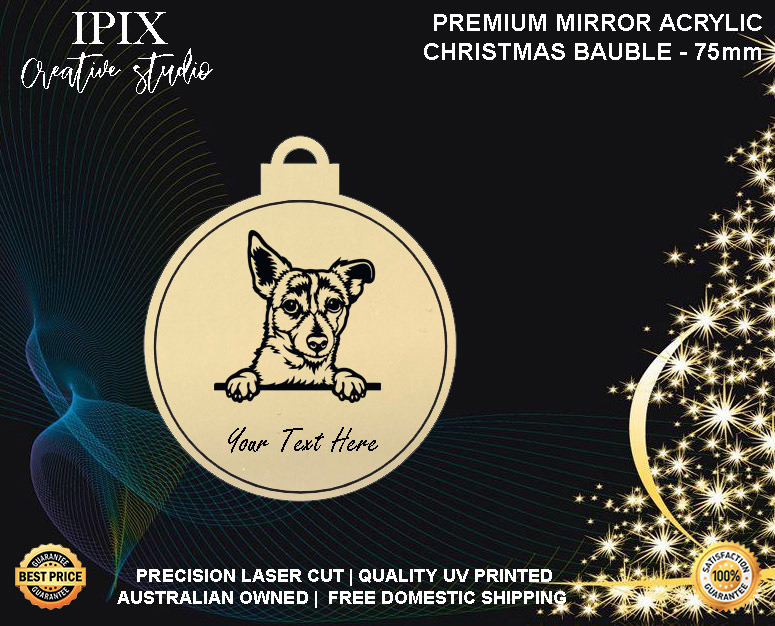 Personalised Acrylic Christmas Dog Bauble - JACK RUSSELL TERRIER #2 | Premium | - Picture 12 of 154