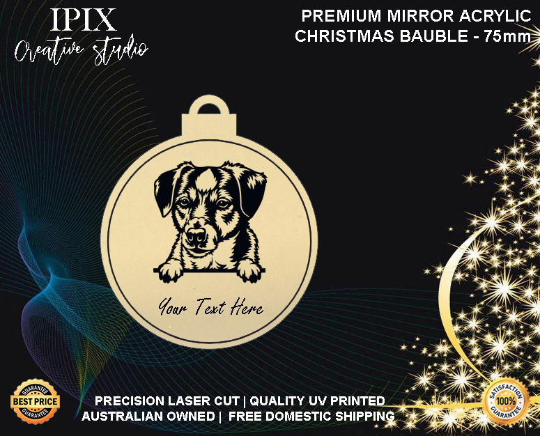 Personalised Acrylic Christmas Dog Bauble - JACK RUSSELL | Premium | Xmas | Pet - Picture 12 of 154