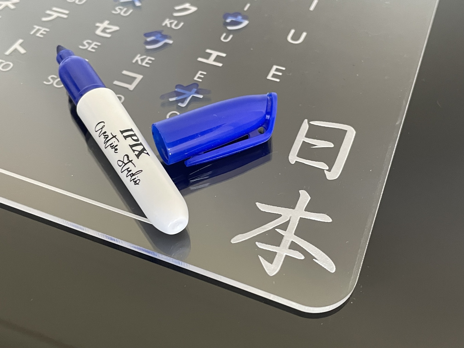 Japanese Katakana Acrylic Learning Trace Board – With Maker | Education | Child