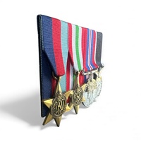 WWII Italy Star Medal Group [NZ]  - Court Mounted Replicas