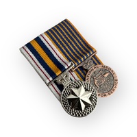 National Police Service and National Service Medal Replicas [Miniature]