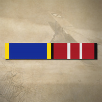 AUSTRALIAN RESERVE FORCE MEDAL AND ADM MEDAL RIBBON BAR STICKER / DECAL | WATER & UV PROOF [Size: 15mm x 90mm]