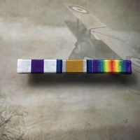 WORLD WAR ONE MEDAL RIBBON BAR | WWI | MILITARY CROSS | BRITISH WAR MEDAL | VICTORY MEDAL