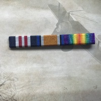 WORLD WAR ONE MEDAL RIBBON BAR | WWI | MILITARY MEDAL | BRITISH WAR MEDAL | VICTORY MEDAL