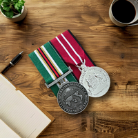AOSM Africa + Australian Defence Medal | Replica | Court Mounted | Service | Full Size | ADF | Operational Service