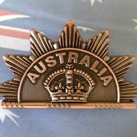 Rising Sun Cap Badge - 1st Version | Feb 1902