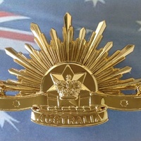 Rising Sun Cap Badge - 6th Version | 1969