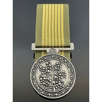 National Emergency Miniature Medal (No Clasps) | Court Mounted | NEM | AUSTRALIA | SERVICE