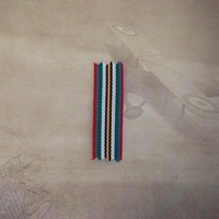 ANNIVERSARY OF  AUSTRALIAN NATIONAL SERVICE 51-72 MEDAL RIBBON - 1 x METER MINI