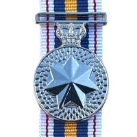 National Police Service Medal [Miniature] Replica + 15cm of Ribbon