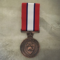 QUEENSLAND FIRE DILIGENT AND ETHICAL SERVICE MEDAL| | QFS | REPLICA | AU