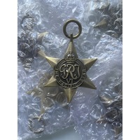 5 x Pacific Star Medals (Antique Finish) | DEALER | BULK | LOT | WHOLESALE | WWII