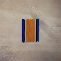 BRITISH WAR MEDAL RIBBON | 1 METER | UK TYPE | TOYE KENNING SPENCER (TKS) | ORIGINAL