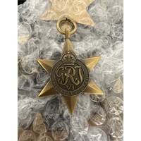 ITALY STAR MEDALS X5 | ANTIQUE TONE | REPLICA | DEALER LOT | BULK | WHOLESALE